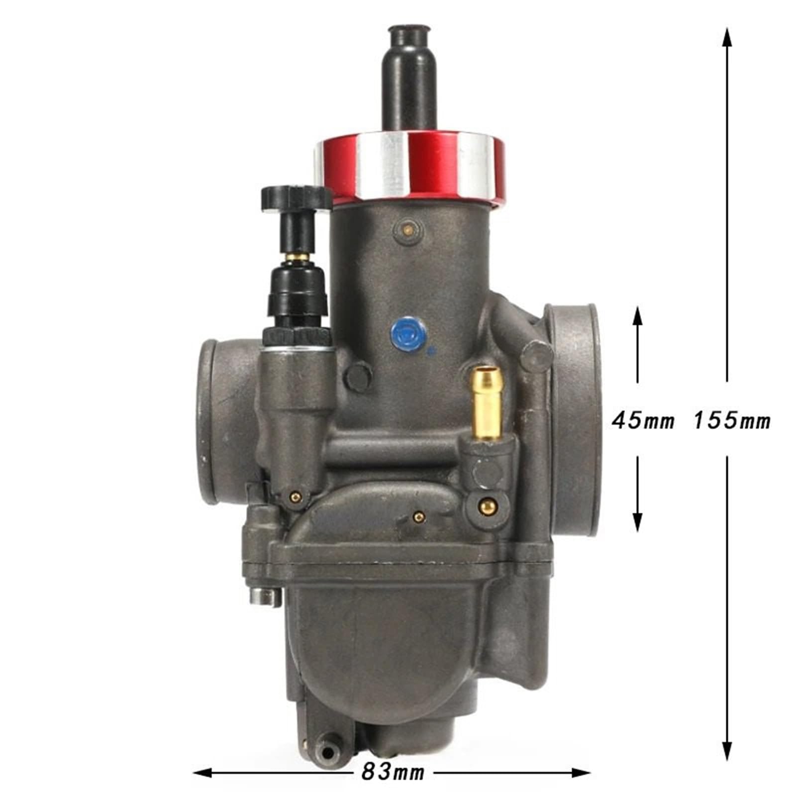 Gaźnik motocyklowy PASUJE DO PE28 28mm PE30 30mm Gaźniki wyścigowe Ręcznie wyciągane CNC do motoroweru, skutera, ATV Gaźniki motocyklowe(Manual PE30)