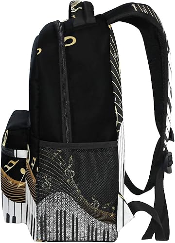 Miniatura 4 de AUUXVA Mochila para la escuela universitaria, bolsa de hombro, mochila de viaje para niños, niñas, hombre y mujer, Negro -, Mochilas Daypack