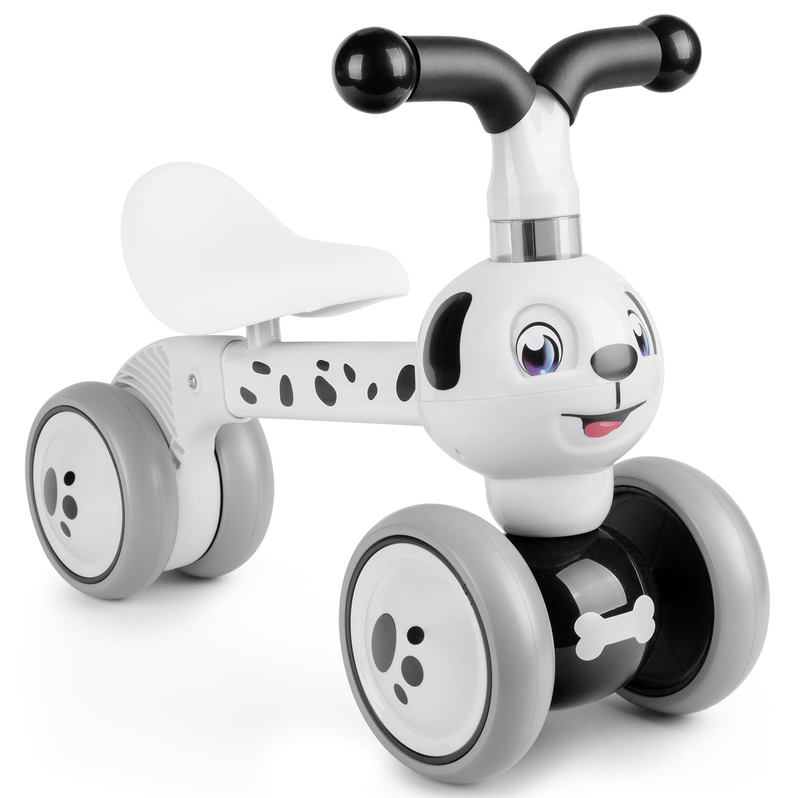 Baby Balance Bike 1 2 3 Years Old Boys Girls Toddler Ride on Toys for 1 Year Old Baby Trike Garden toys 1 st Birthday Gift for Girls Boys Bike Walker No Pedals (Spot Dog)