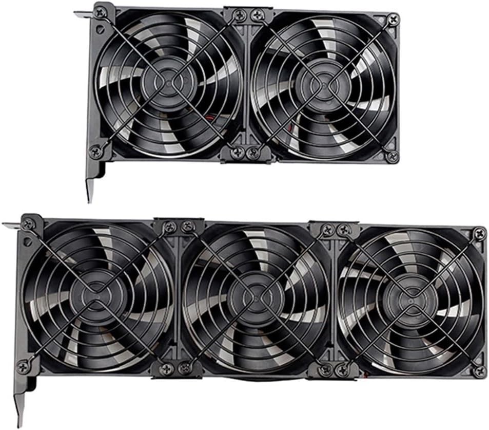 VGA Cooler 80mm Ultra Quiet Desktop Computer Case PCI Graphics Card Dual Fan Companion 8CM 8025 Dual/Triple