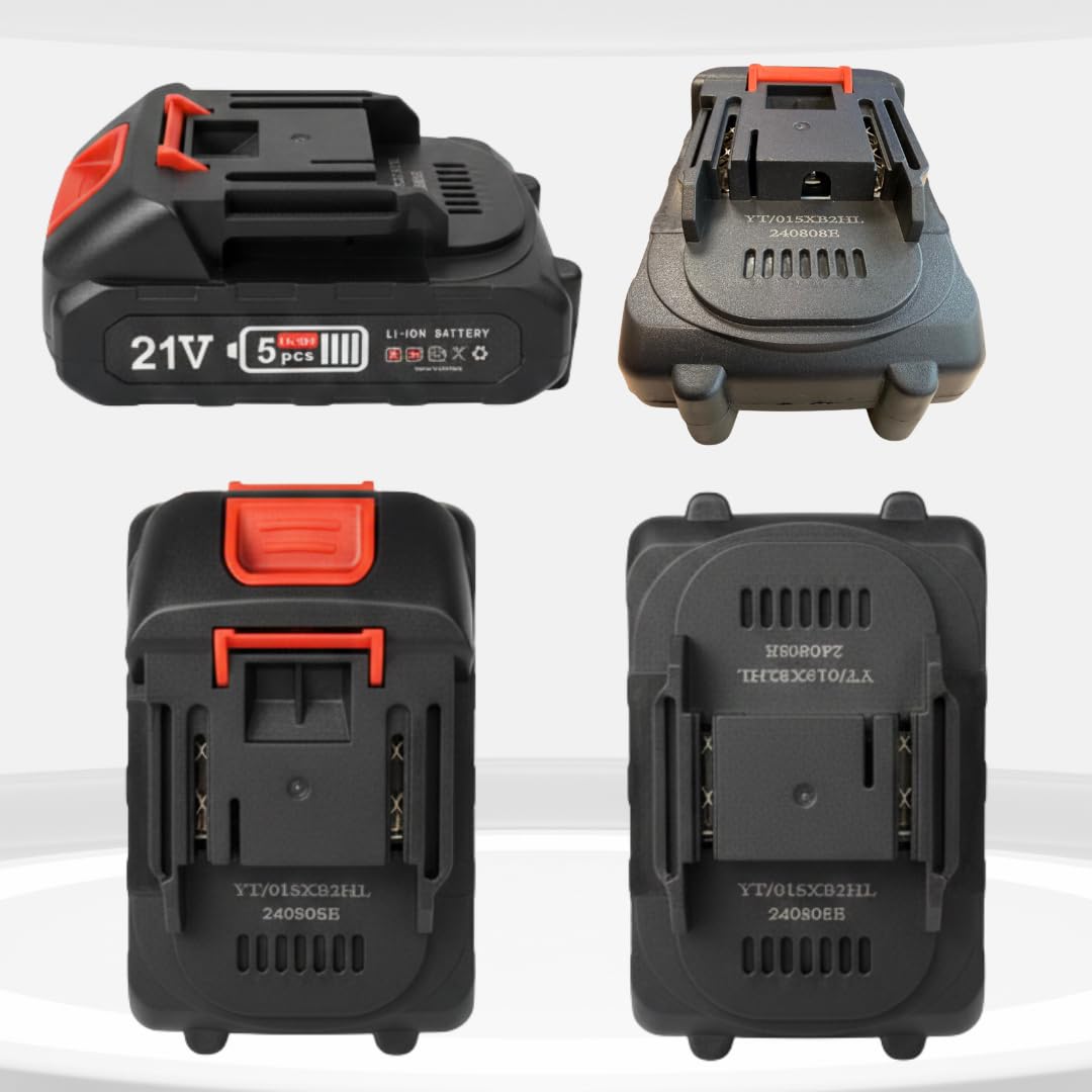 STARLYF Batterie rechargeable lithium-ion 1500 mAh -18,5 V-21 V - Compatible avec High Pressure Cleaner, Power Blower/Rotorazer 8 en 1/MiniChain Saw/Multi System 10 en 1 (2)