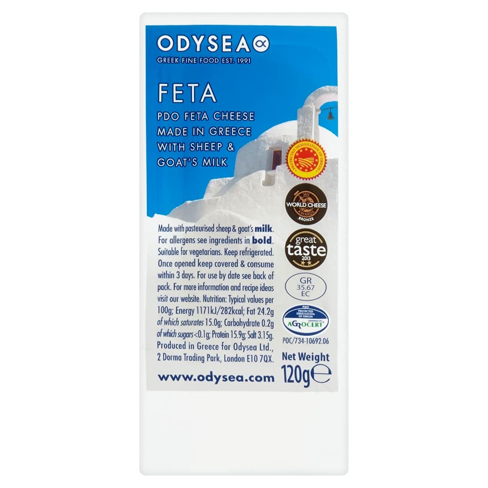 Odysea Feta Cheese, 120 g