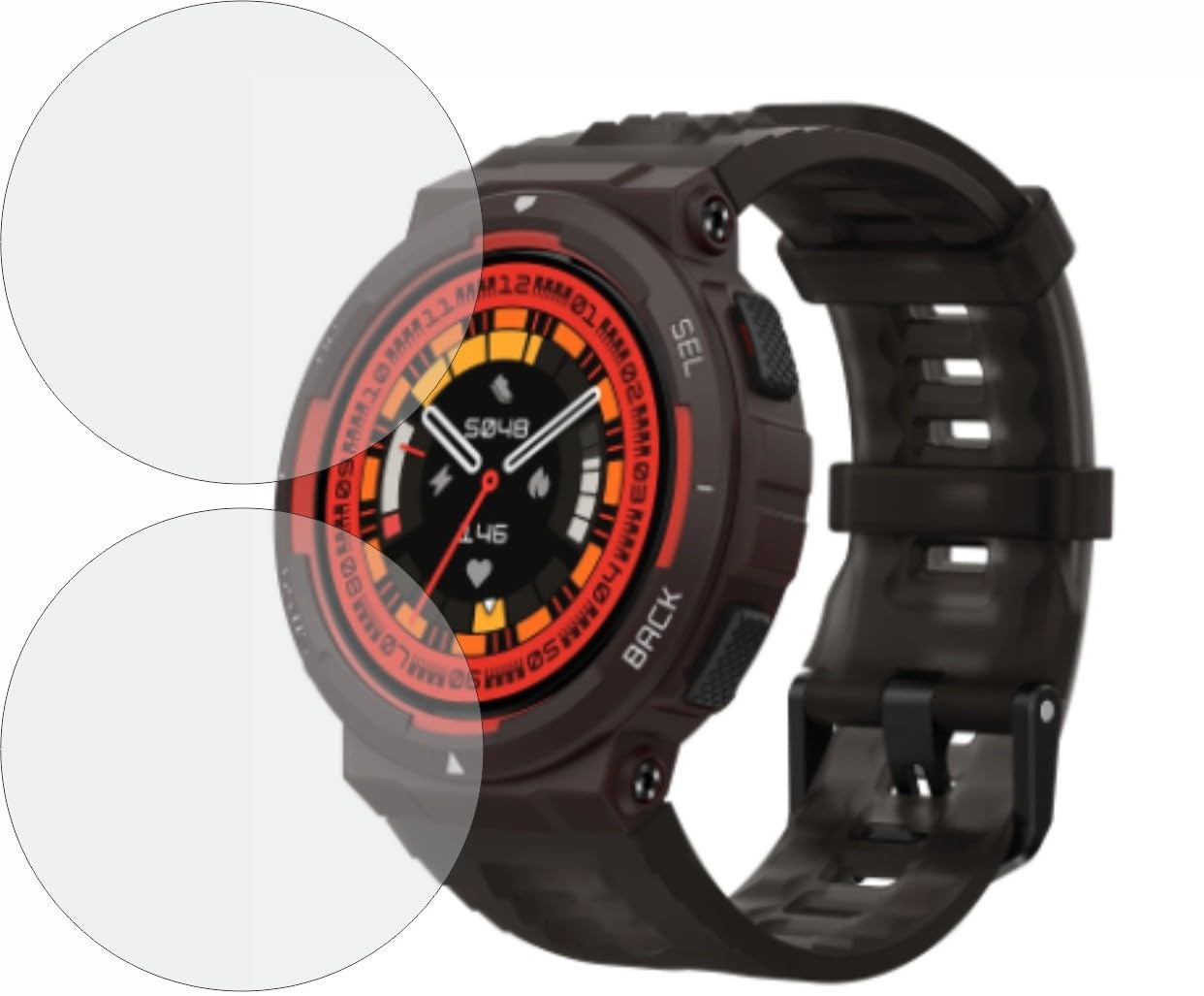 TELTREK Screen Guard for Amazfit Active Edge Smartwatch Screenguard, Edge to Edge TPU Fiber Film not Tempered Glass Screen Protector for Amazfit Active Edge (Pack of 2) (B0CYWT5S36) Amazon Price History, Amazon Price Tracker