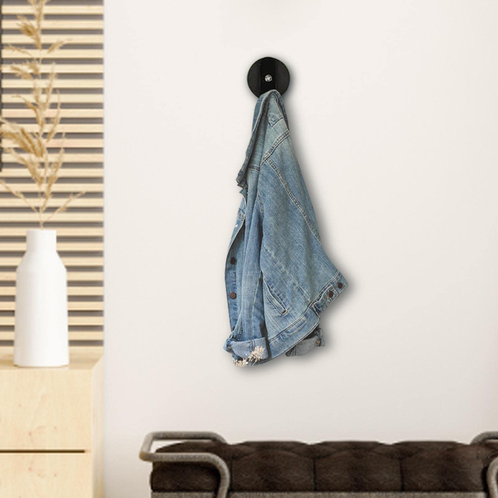 Naysku Magnetic Wreath Hanger,10 Lbs Magnetic Wreath Hook for Metal Door | Door Wreath Hanger Wreaths Decorations Hook for Door Swan-us