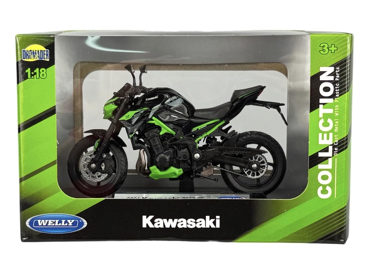 Maisto 5-18989 Kawasaki Z900RS Café : modèle de moto authentique, échelle 1/12, avec suspension et béquille latérale rabattable, 17 cm, vert Maisto 5-18989 Kawasaki Z900RS Café : modèle de moto authentique, échelle 1/12, avec suspension et béquille latérale rabattable, 17 cm, vert