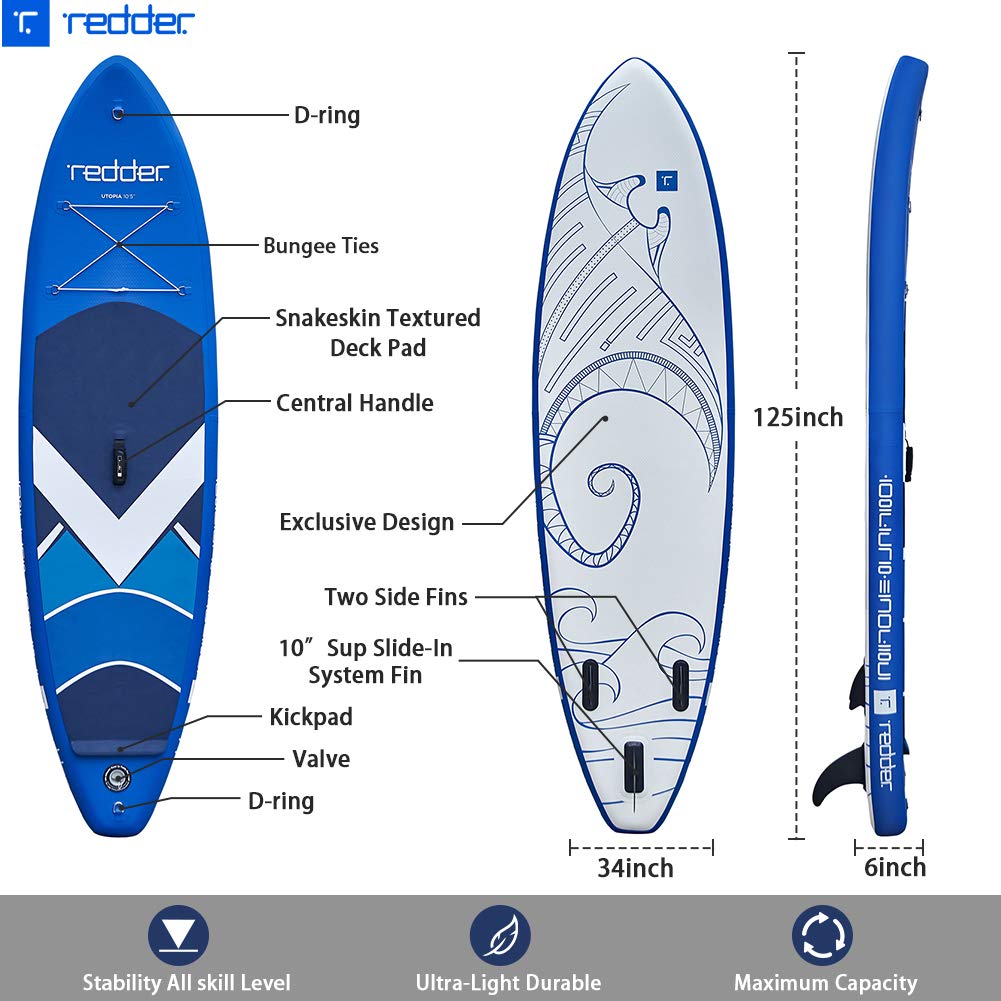 Inflatable Stand Up Paddle Board Utopia 10'5