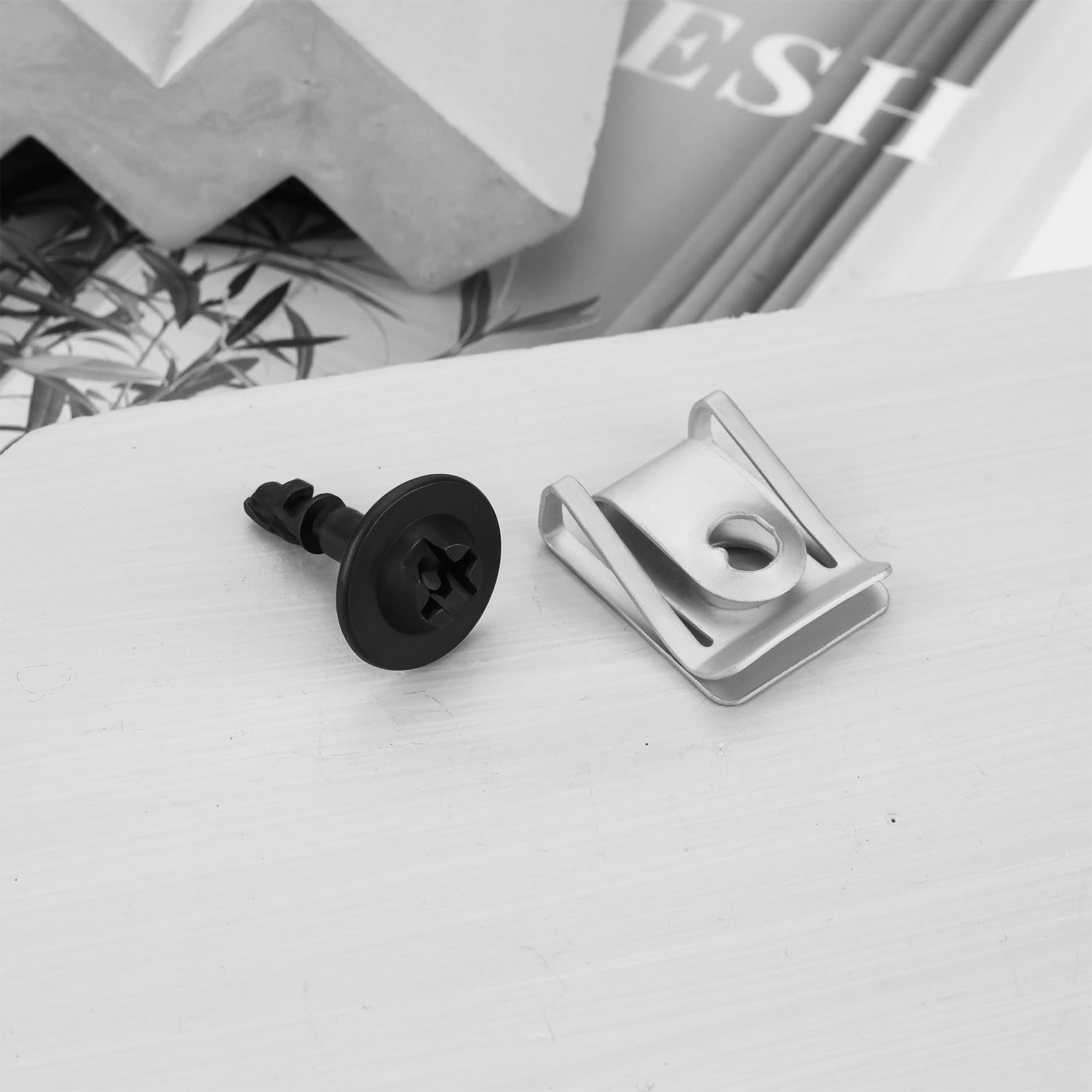 10 Sets Motorkap U-moer Met Schroefbevestigingen Vervangend Onderdeel 8k0805121 8k0805922a Compatibel Met Audi Compatibel Met Vw