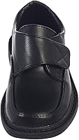 Vista 2 de Lito Zapatos de vestir mate para niños con correa de velcro