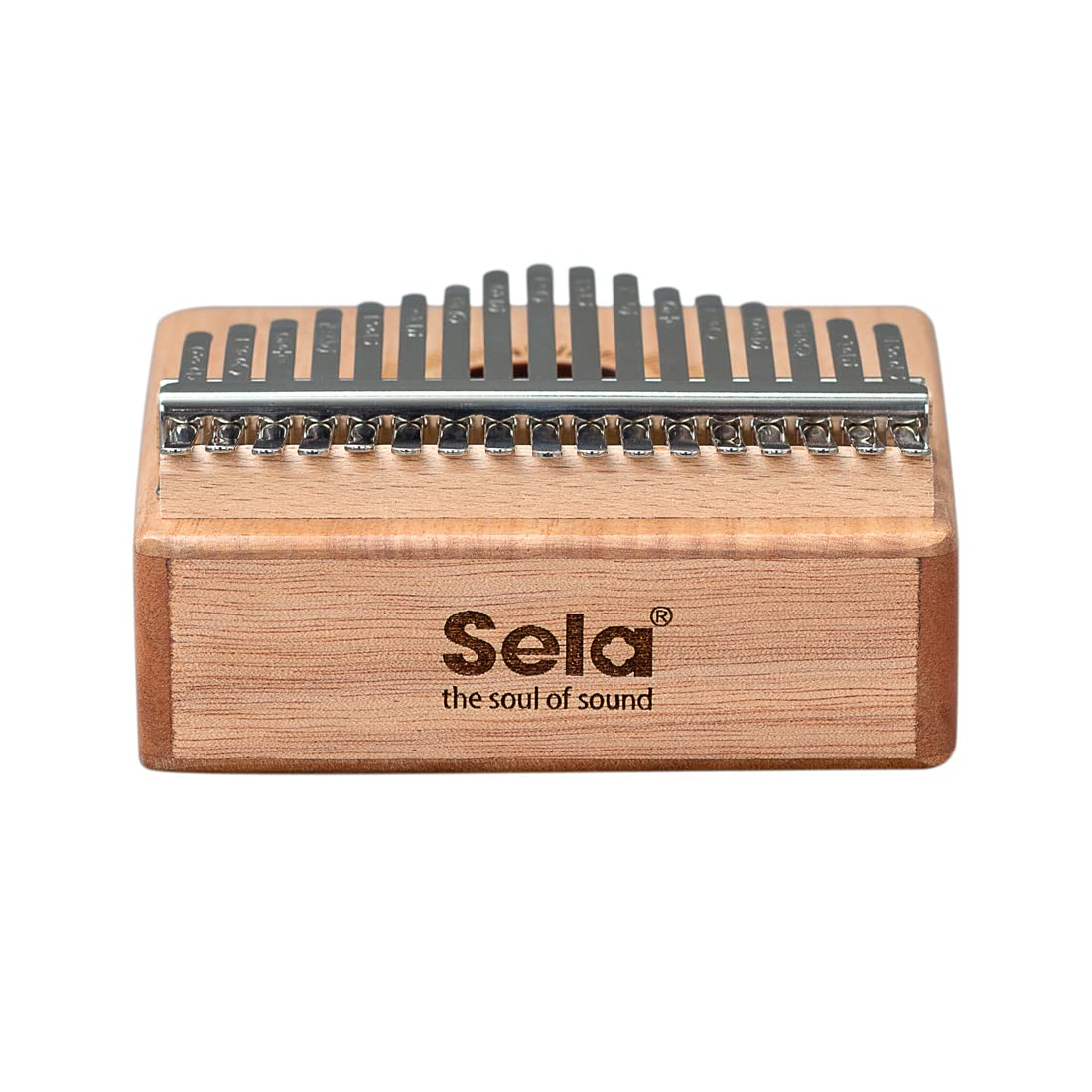 Sela SE245 Kalimba Mogano 17, Percussioni Strumento Musicale + panno in microfibra Keepdrum