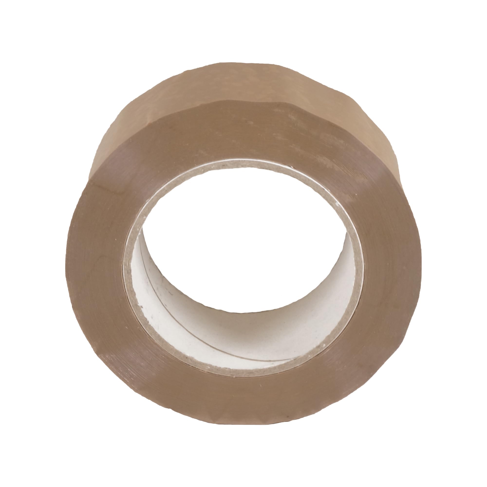 Pack de 6 Rollos de Cinta Adhesiva de Embalaje Industrial para Precintar de PVC | Ultra Fuerte para Cerrar Cajas de Cartón Resistente a la Tensión e Intemperie | Color Marrón | 132m x 48mm