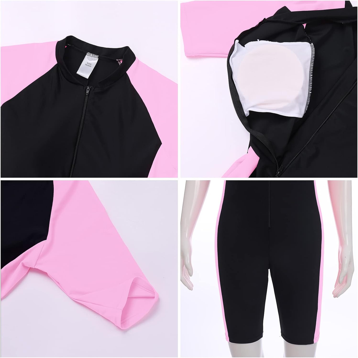ODIZLI Women Rash Guard Short/Long Sleeve One Piece Swimsuits Surfing Bathing Suit UPF 50+ Athletic Swimwear