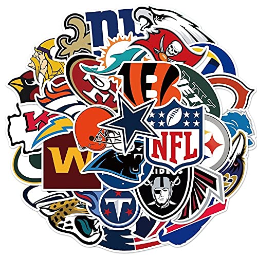 NFL American Football Vinyl‑Aufkleber (33er)