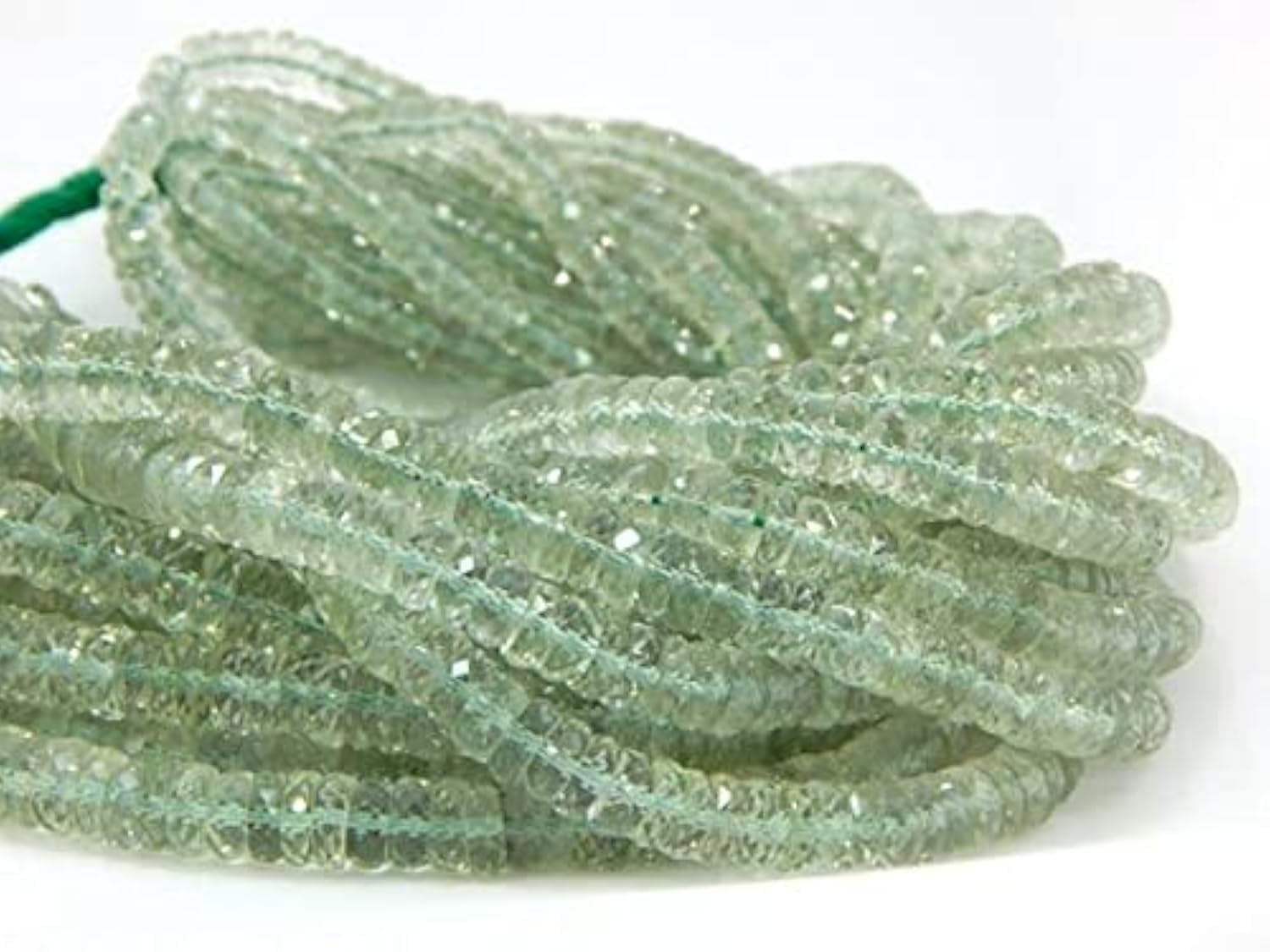 Améthyste verte heishi perles naturelles idéales pour créer un cadeau de bijoux faits main unique