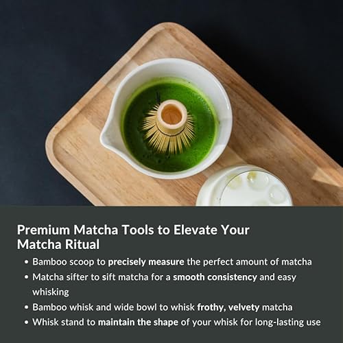 MATCHA RITUAL White Matcha Tea Set with Bowl