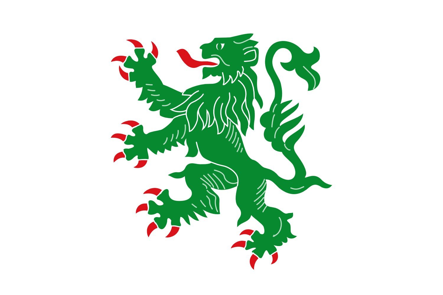 Drapeau Large Hamoir | drapeau paysage | 1.35m² | 90x150cm