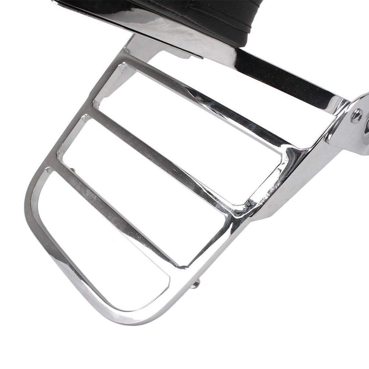Dossier Sissy Bar Chromé Avec Porte-bagages Pour Honda VTX 1300/1800 - Installation Facile, Plus De Confort Pour Passager