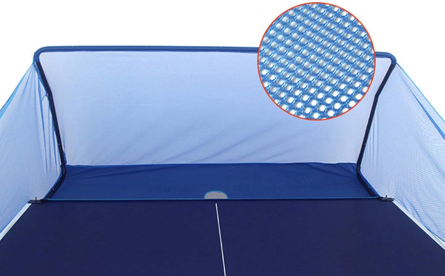 Table Tennis Ball Catch Net Table Tennis Ball Catch Net, Portable Table Tennis Collection Net and Recycling Net, Single Training, Used for Home Entertainment (Color : Blue)