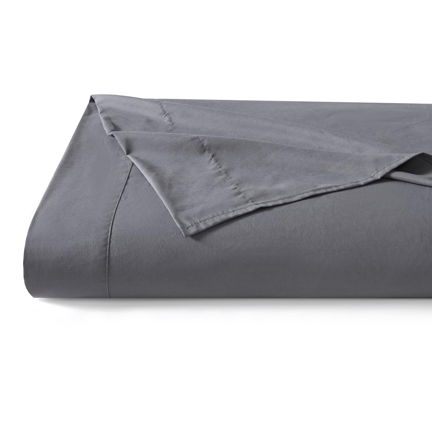 Micropuff King Size Flat Sheet Only (108 x 102) – Soft and Comfortable Microfiber Flat Sheet – Shrinkage and Fade Resistant – Wrinkle Free Flat Sheet Only – Durable and Easy to Wash