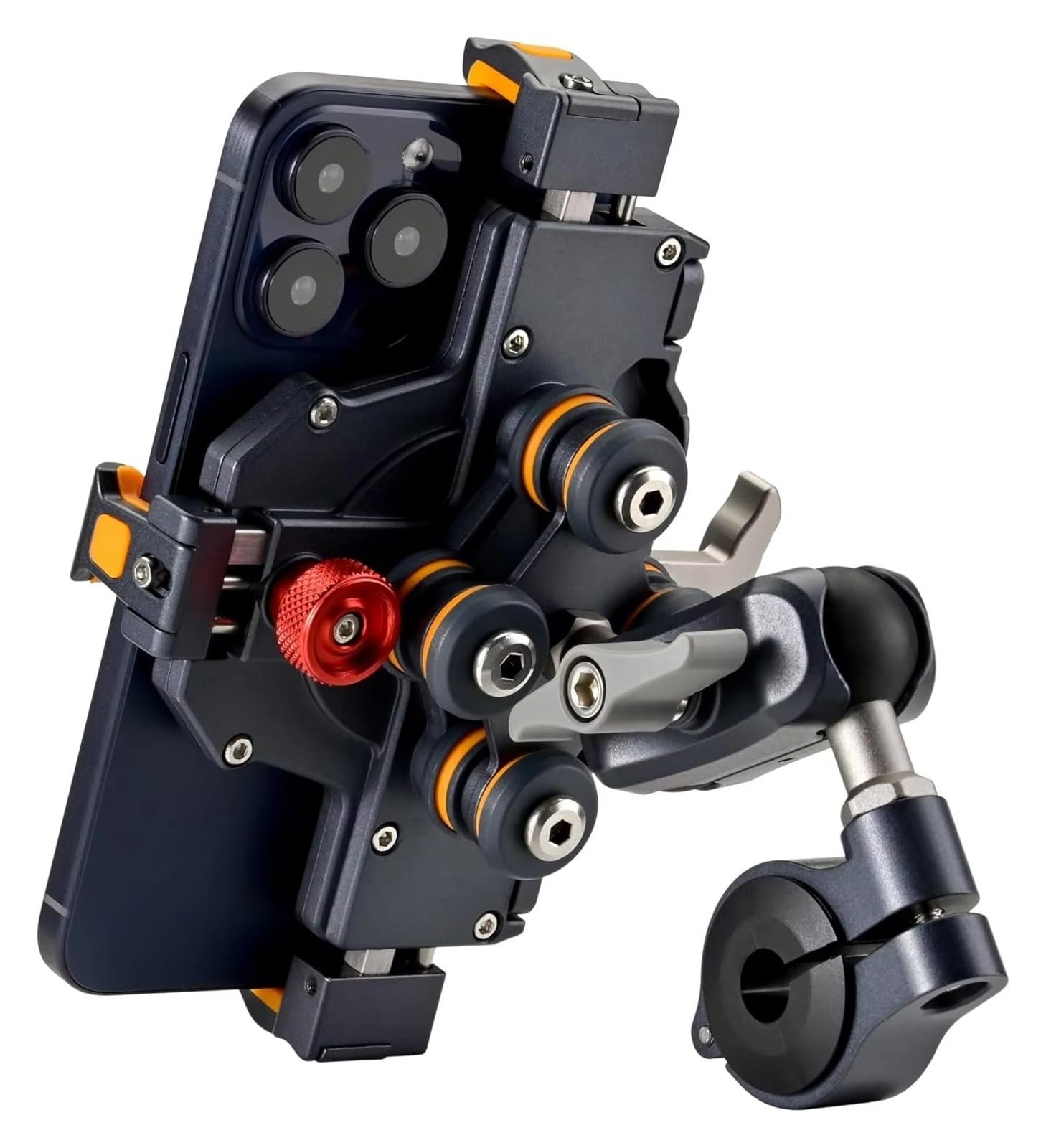 Genérico Soporte Navegación Soporte Universal para Teléfono Motocicleta Soporte GPS Teléfono