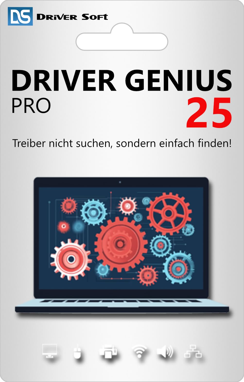Driver Genius 25 PRO – Treiber Updater Software (aktuelle Version) - Automatische Treiber-Aktualisierung für Windows 11/10/8/7 - Vollversion - 3 PC / 1 Jahr - DEUTSCH (ProduktKeyCard) - PKC
