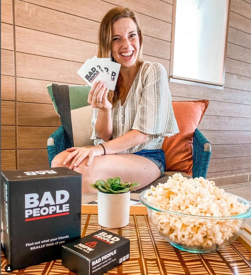 Image of Awestuffs Bad People Fun Games & Game Night Party Games