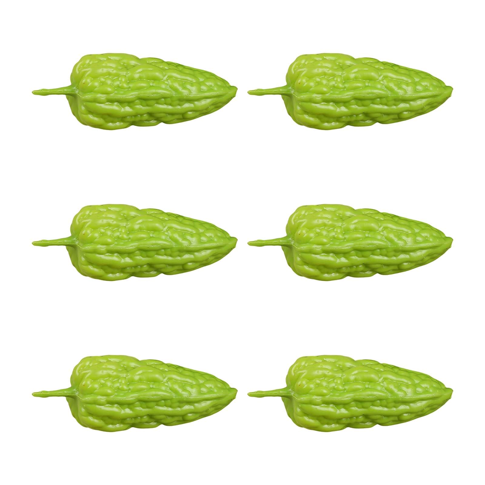 Hsioluted 6Pcs Artificial Vegetable Models for Thanksgiving Decoration Display Photography Realistic Simulation Vegetable Models Vegetables Decoration