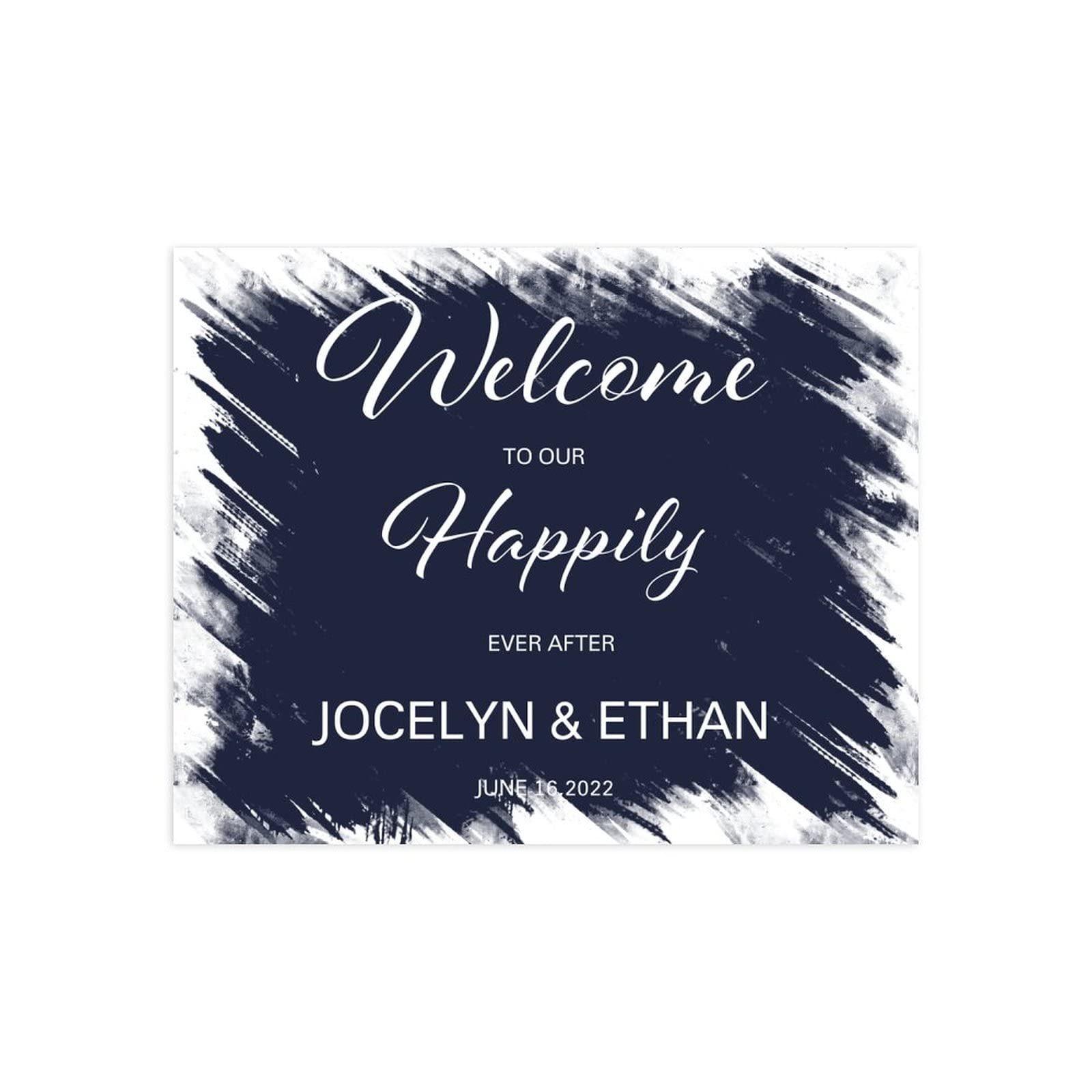 Edytowalny minimalistyczny znak ślubny niestandardowy znak powitalny dla panny młodej dostosowany do Twoich imion i dat, baby shower, rocznica, przyjęcie, pogrzeb, 50 x 76 cm