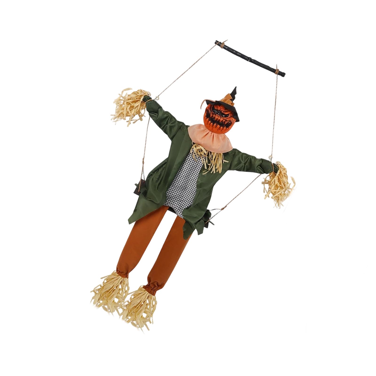 Kalttoy Halloween Swing Specter Decoration with Motion Sensors Light and Sound for Eerie Party Indoor Outdoor Use Motion Capturer Halloween Stay