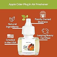 Vista 3 de Scent Fill Ambientador enchufable de sidra de manzana, repuestos de aceite perfumado, 2 recambios + difusor