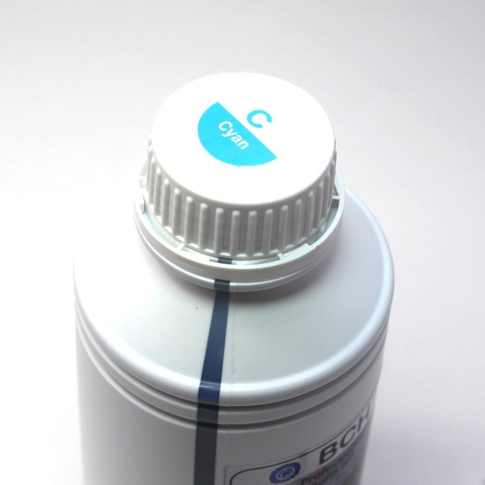 BCH Premium 500 ml (16.9 oz) Cyan Dye Ink for HP Printers