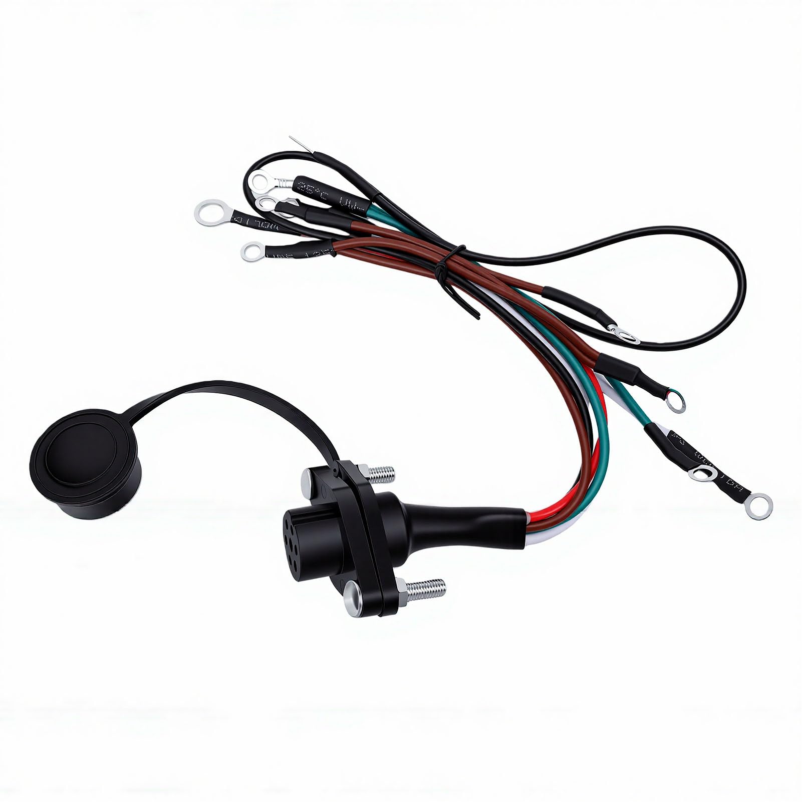Cryfokt Winch Connector Socket Harness, 5 Wire High Strength