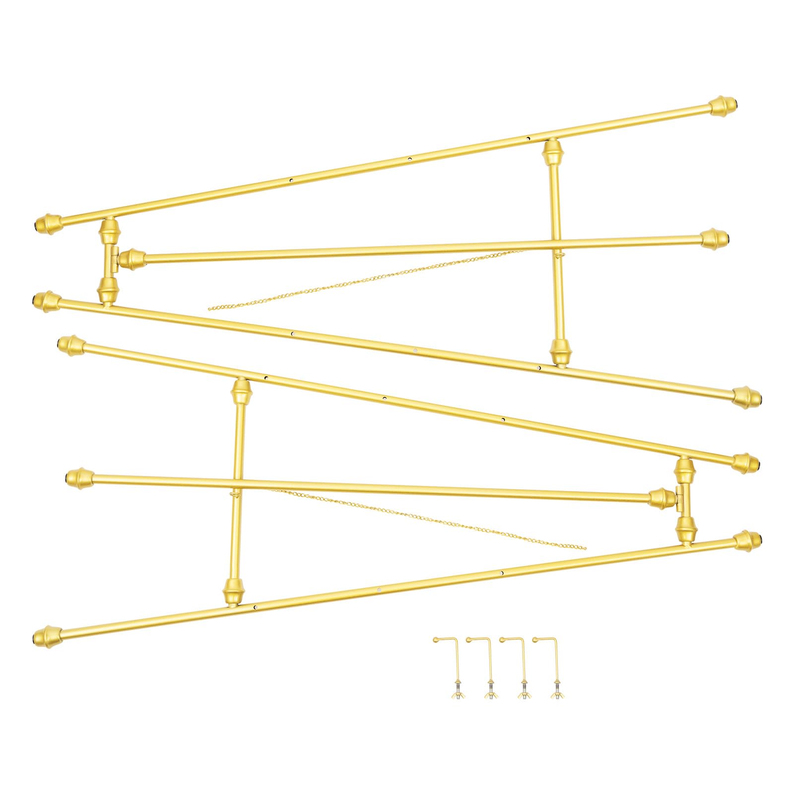 Caballete de caballete, 2 unidades de 118 cm, metal, portátil, para suelo, posiciones ajustables con orificios/inclinación, para bodas, carteles de bienvenida, pantallas