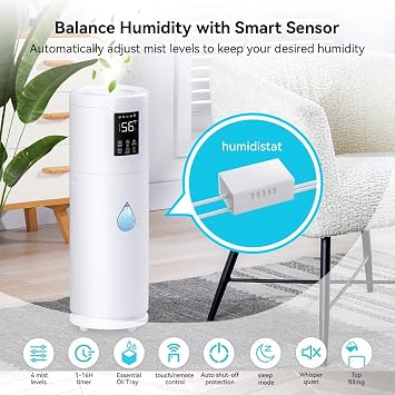 Humidifiers for Large Room Home Bedroom