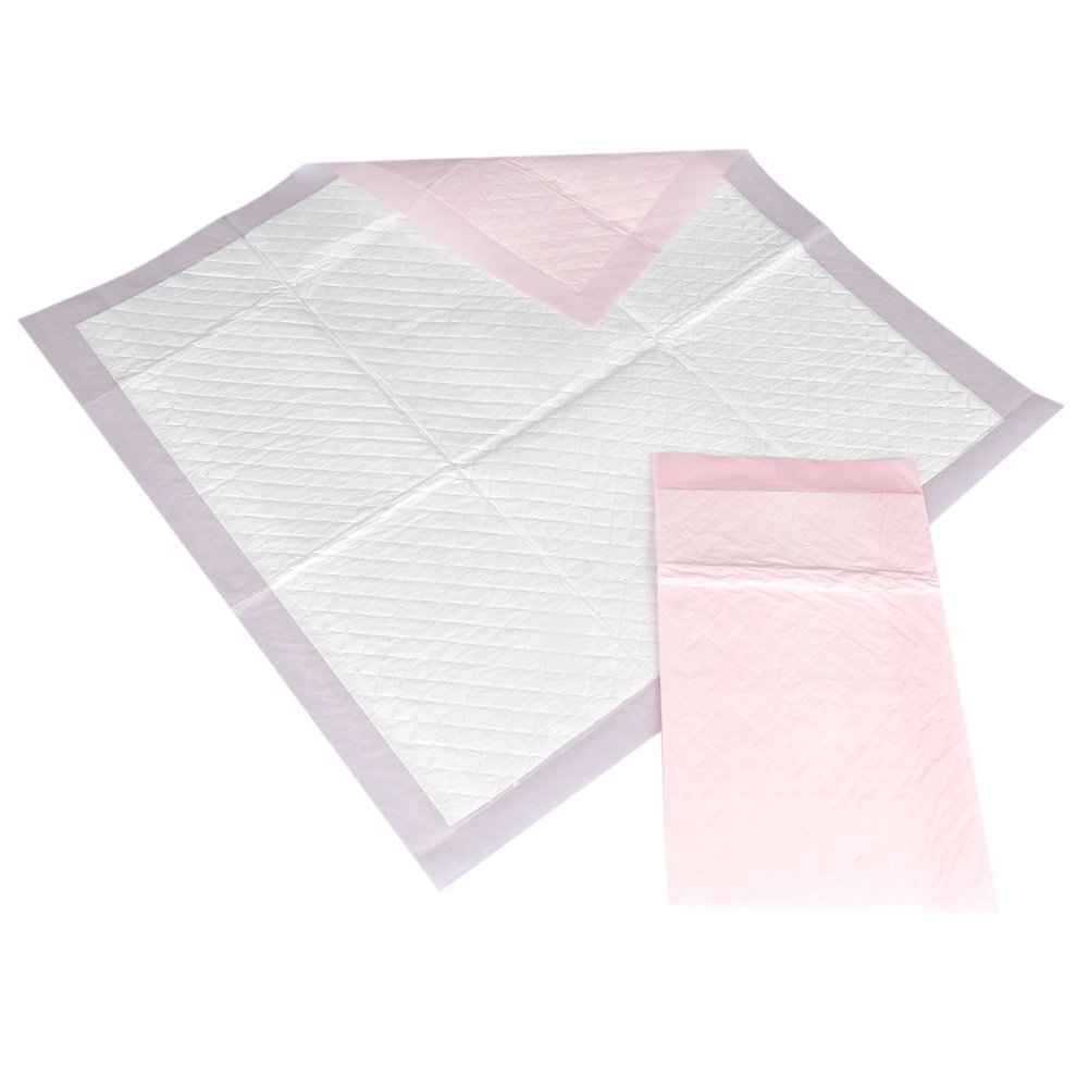 Gavigain 15Pcs Nursing Pad Disposable Underpad Adult Nursing Urinary Incontinence Urine Pad (Pink)