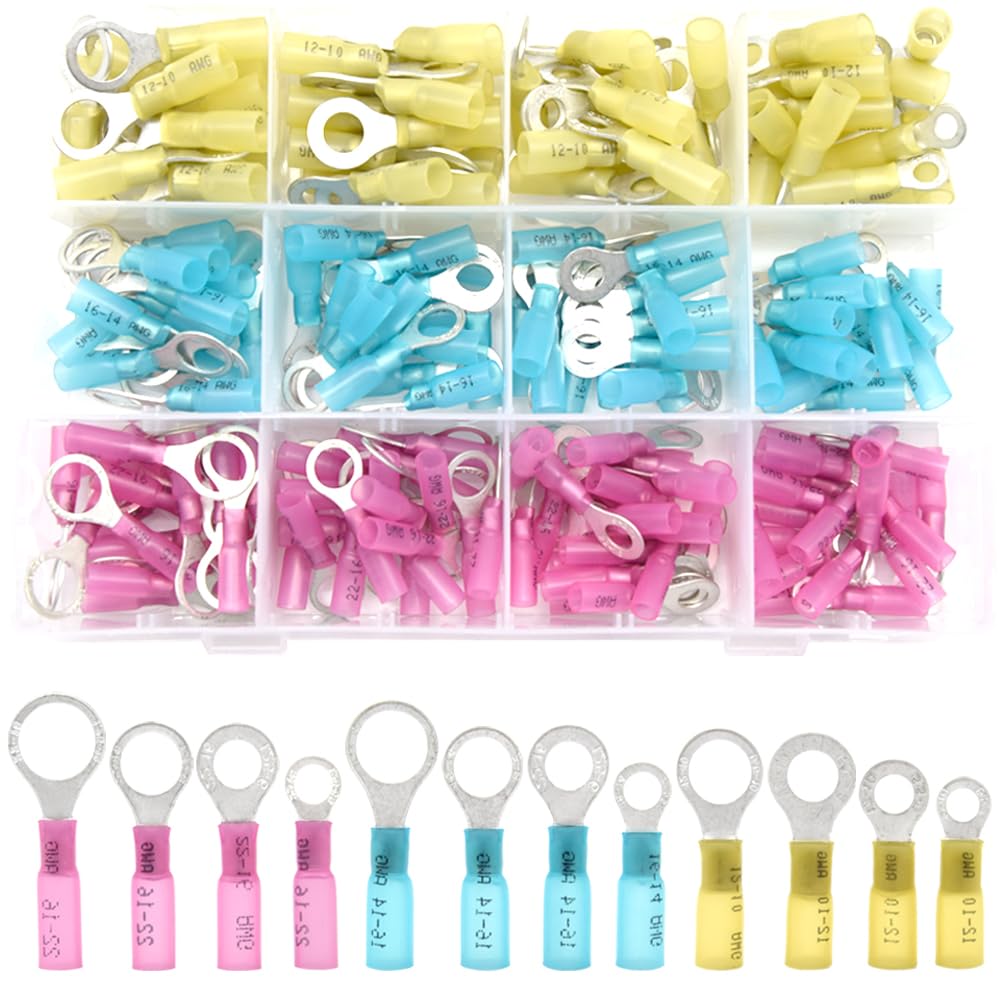 240 X Fermacavi Per Tubi Assortimento 6-35 Mm2 Occhielli Ad Anello - Foto 4