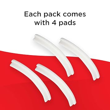 Seki EDGE Eyelash Curler Replacement Pads, SS-601R, 4 Count
