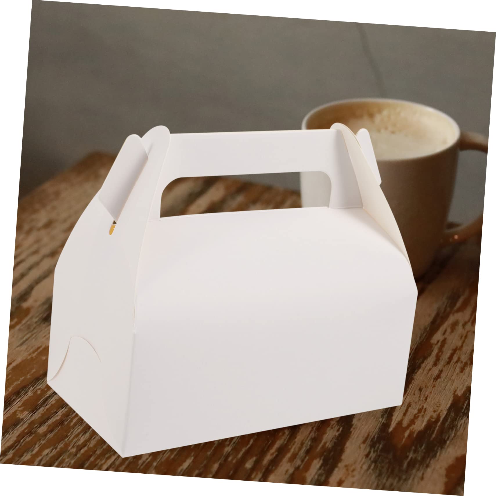 Abaodam 50pièces Boîtes à Carton Pour Pâtisseries Boîtes De Présentation Avec Fenêtre Pour Gâteaux Muffins Et Douceurs Idéales Pour Anniversaires Et Événements Spéciaux