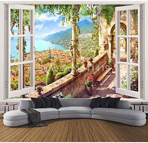 Décoration murale cascade 3D WLLLO pour masquer les défauts d'un mur - 4