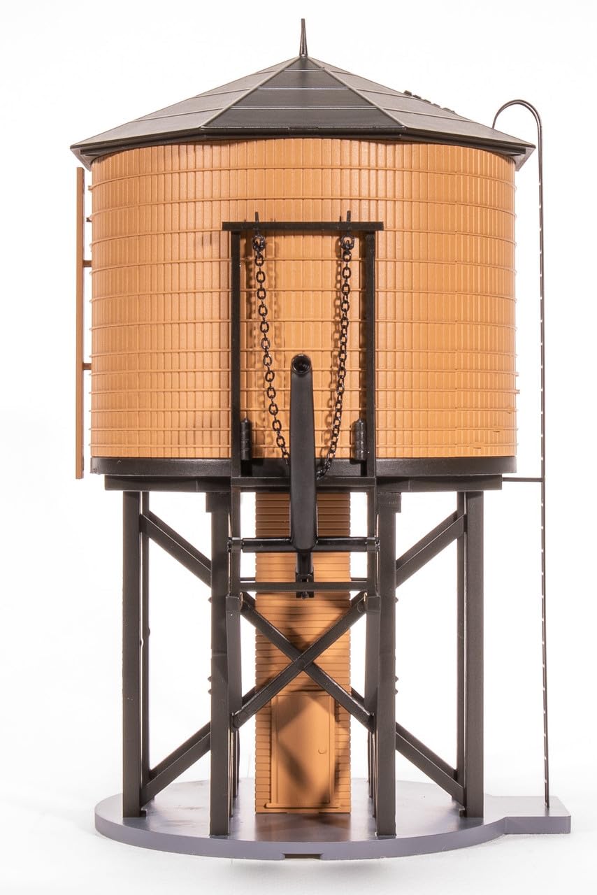 Broadway Limited 7911 Operating Water Tower w/Sound, Non-Weathered Brown, Unlettered, HO