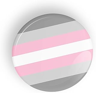 Demigirl Pride Flag pin badge button or fridge magnet LGBT LGBTQ LGBTQI LGBTQIA
