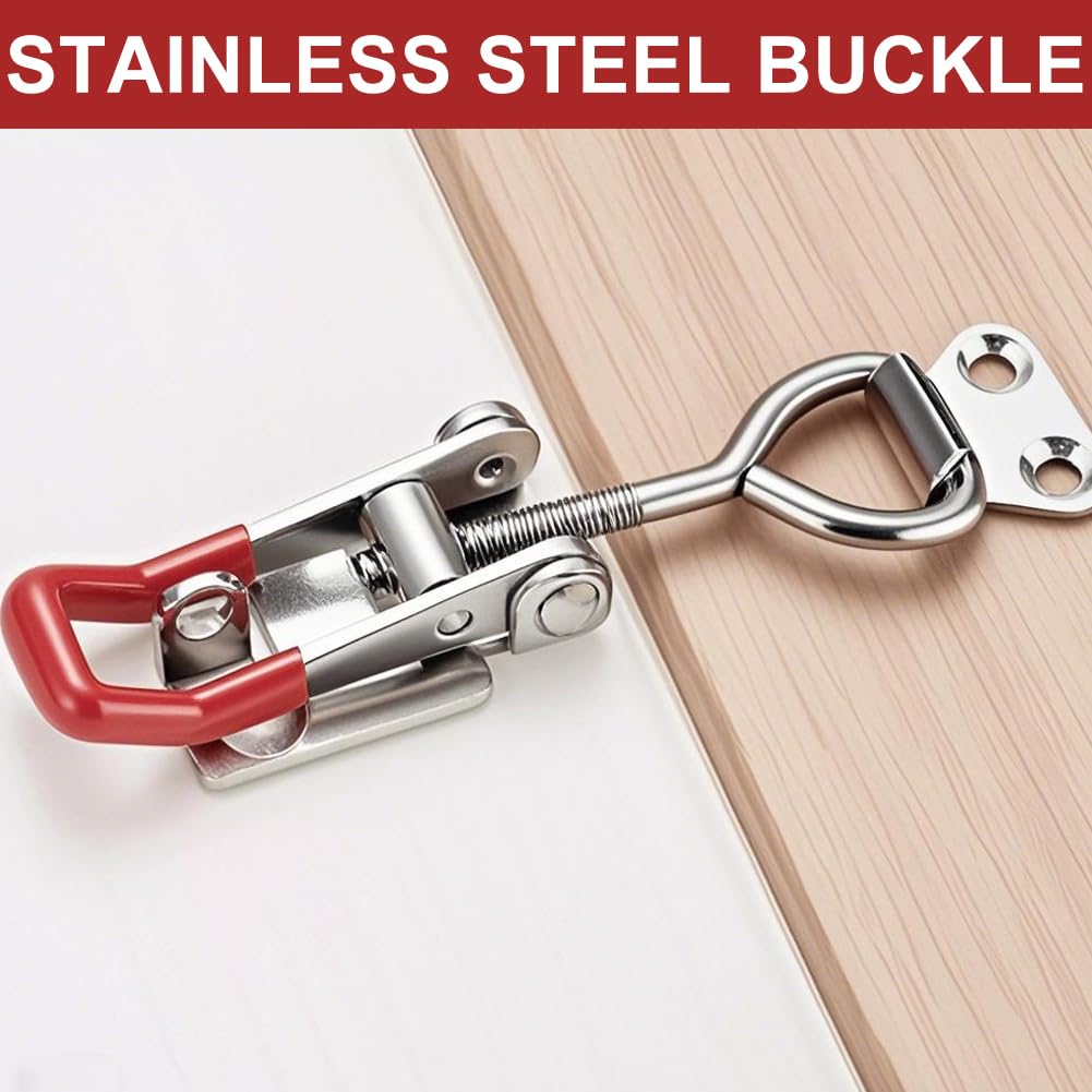 Box Latch Set Of 4 Stainless Steel Toggle Latches, Lever Clasp, Box ...