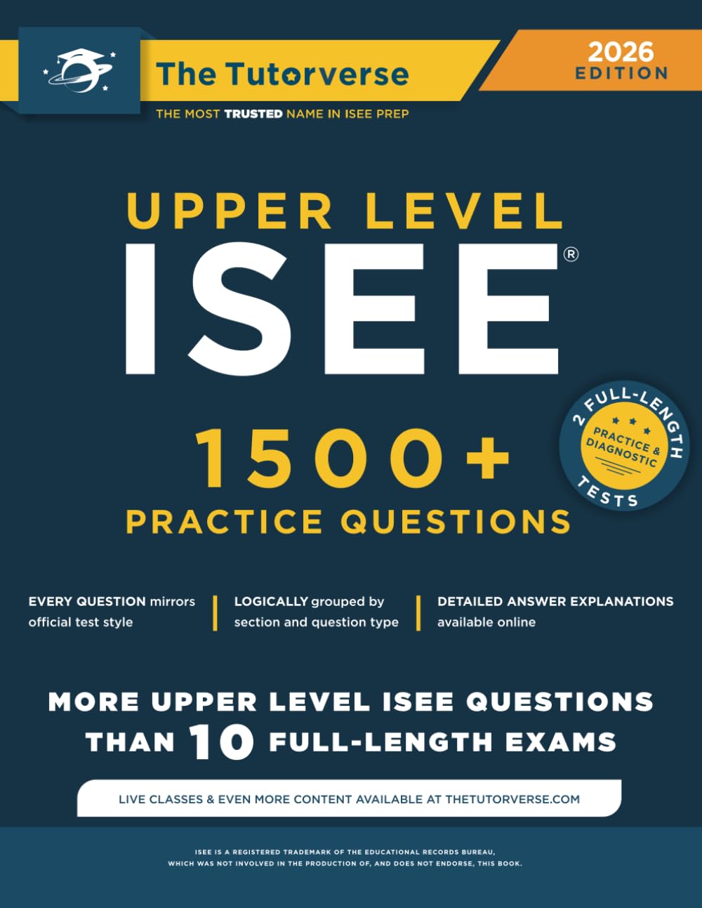 Upper Level ISEE: 1500+ Practice Questions