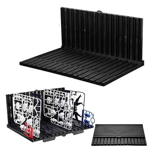 Miniatura 6 de Estante de la pieza del modelo, estante del modelo, conveniente para el estante de Gundam, clasificación de piezas de Gundam