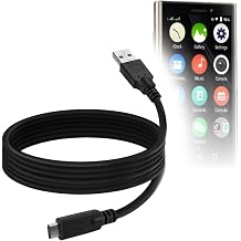 BoxWave Cable Compatible with SOYES XS24Pro 3G - DirectSync - USB 3.0 A to USB 3.1 Type C, USB C Charge and Sync Cable - 6ft - Black