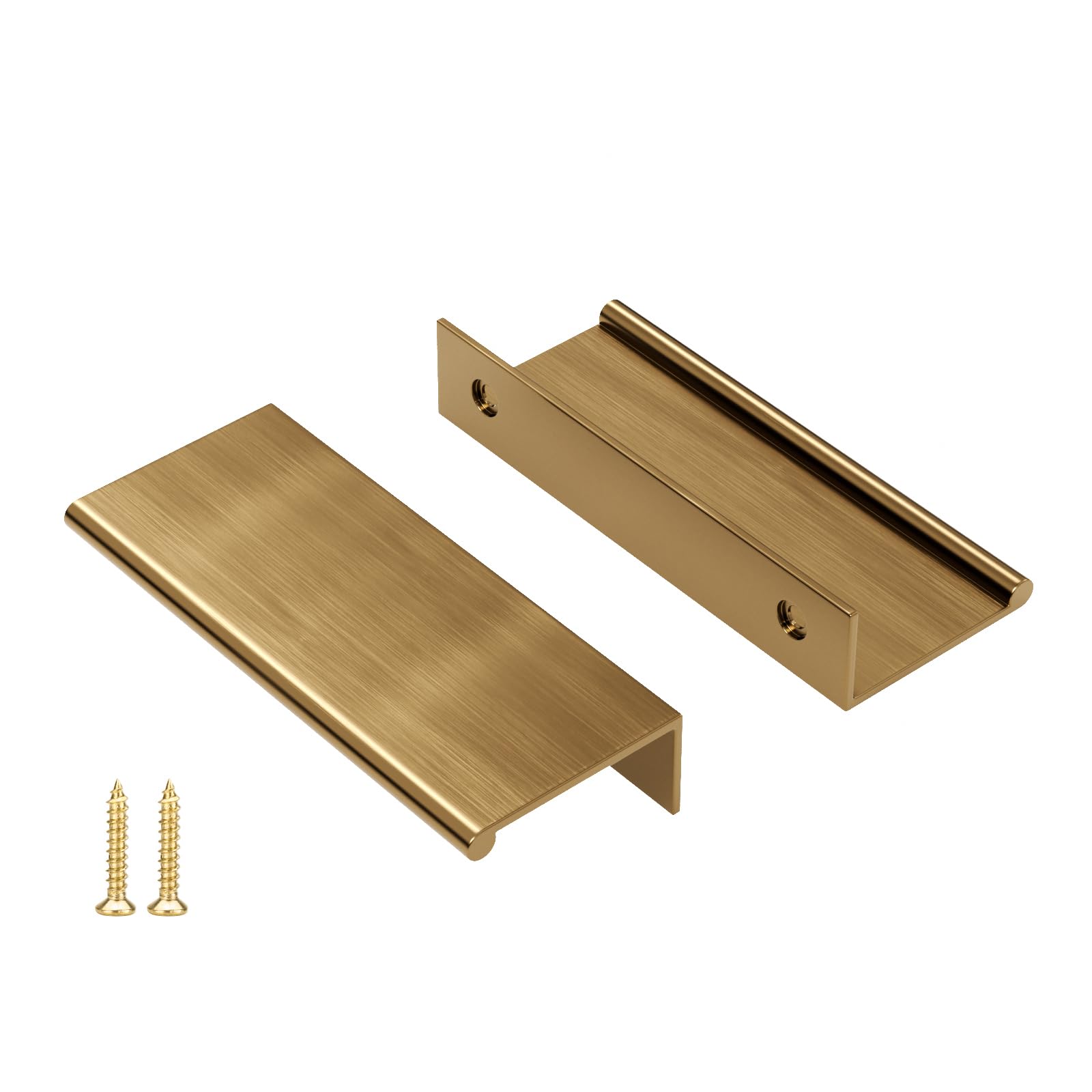 Peaha 10-Pack Champagne Bronze Cabinet Pulls