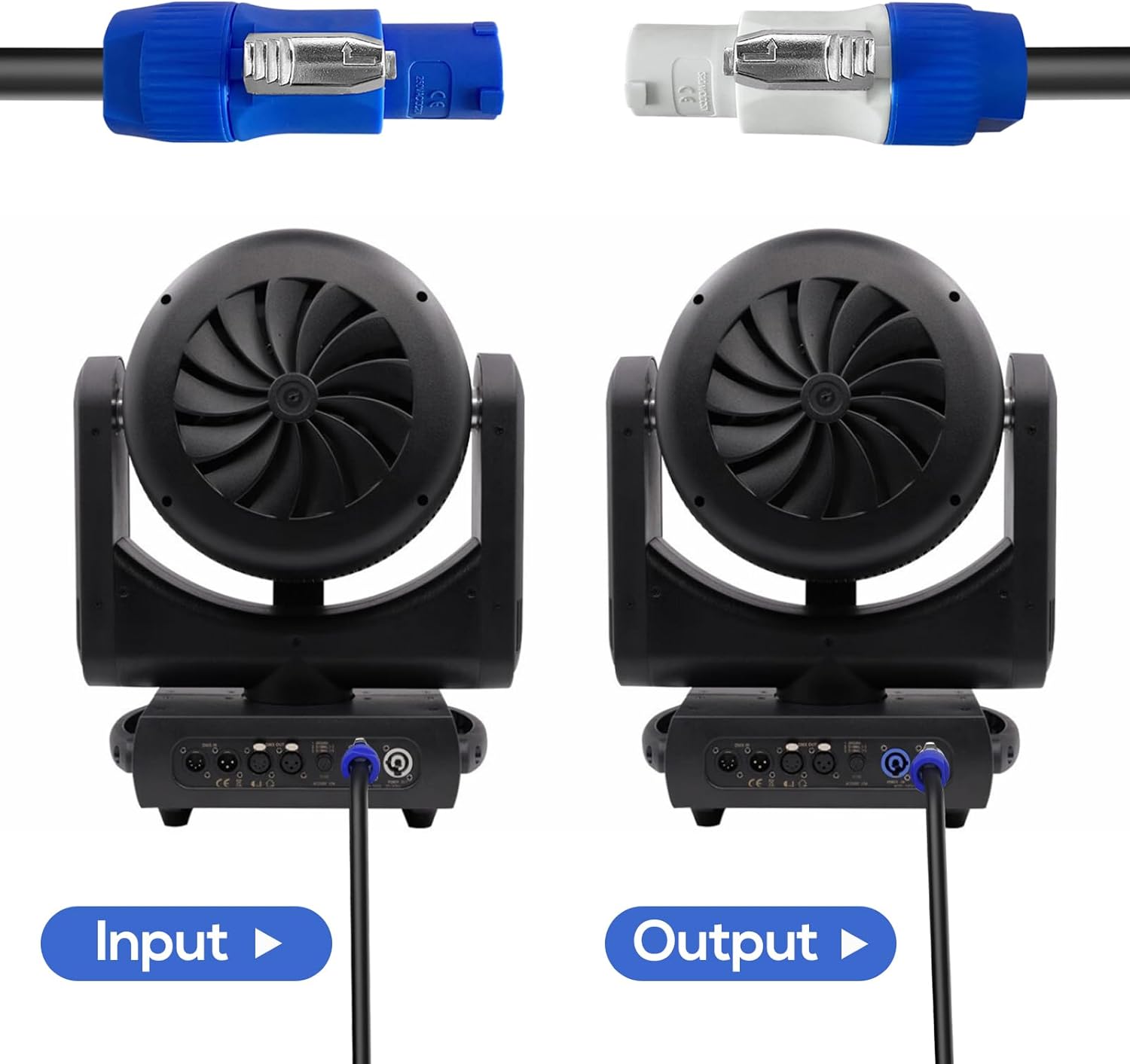 PowerCon Power Cable AC PowerCon Input to Output 12AWG 3 Pin Power Extension Cable for LED Screen Beam Moving Head Light, Stage Light Power,Audio Video Equipment and More-6FT - Image 7