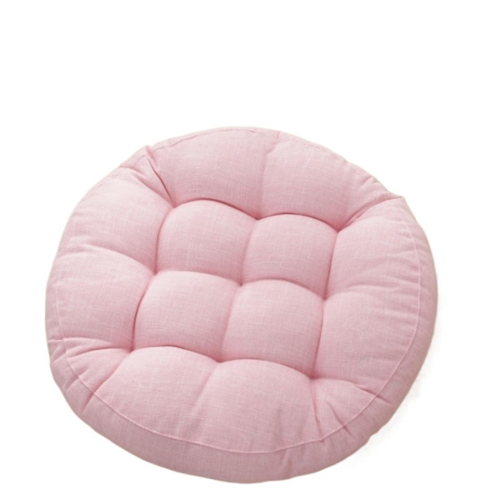 CIGPKLO Hanging Chair Cushion Red Christmas Large Floor Seat Cushion Thickened Tatami Chair Pillow Pad(Color 8,Round 55cm)
