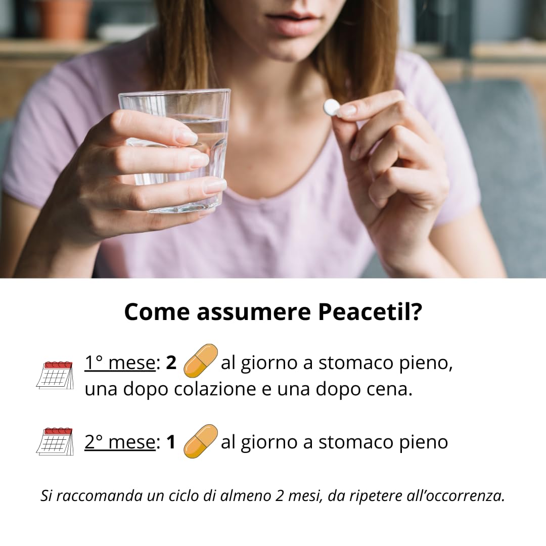 Integratore 100% naturale per nervi infiammati, neuropatie e fibromialgia | con L-Acetilcarnitina, Curcumina, Beta-Cariofillene e Vitamina B6 | 30 compresse| PG Pharma