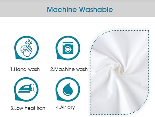 Miniatura 7 de STONECREST - Protector de almohada con refuerzo, 1 unidad, fundas de almohada con refuerzo de alta calidad con cremallera (300 hilos de satén de