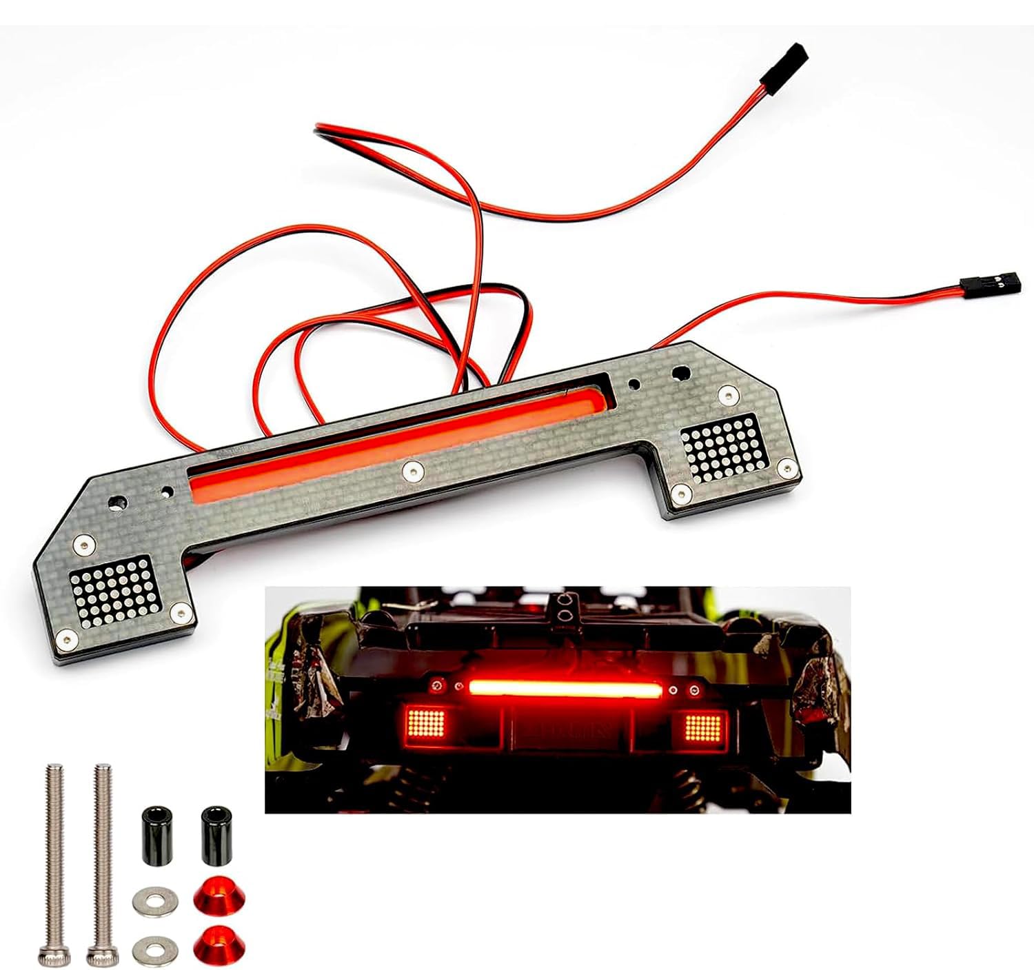 Rear Light for Arrma 6S 1/7 Mojave EXB V2 V1,with Three-Channel Module — image 1